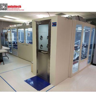 Clean Booth الجاهزة عالية الجودة ISO القياسية لغرفة البيئة النظيفة المعيارية ذات الجدار الناعم المزود