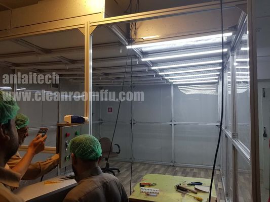 OEM Clean Class 100 Modular Clean Room Booth المزود
