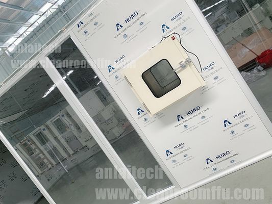 غرفة نظيفة معيارية قياسية ISO 5 GMP مع صندوق مرور المزود