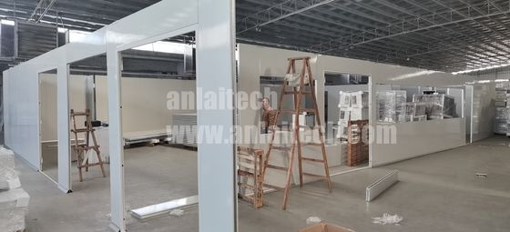 غرفة نظيفة مسبقة الصنع في كشك غرفة نظيفة فئة 1000 فئة 100 المزود