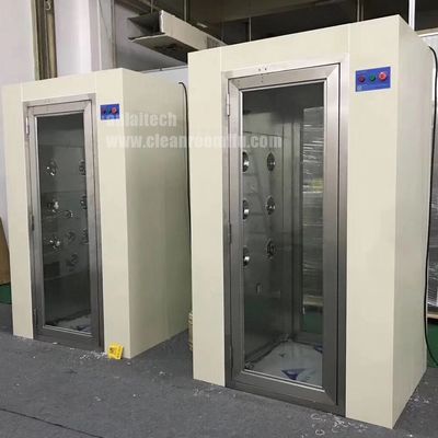 زجاج الباب بالكامل دش الهواء لغرفة نظيفة الصين المورد المزود