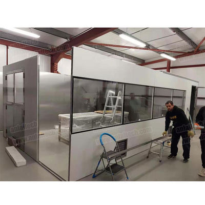 ISO6 CLEAN ROOM فئة 10000 غرفة نظيفة معيارية المزود