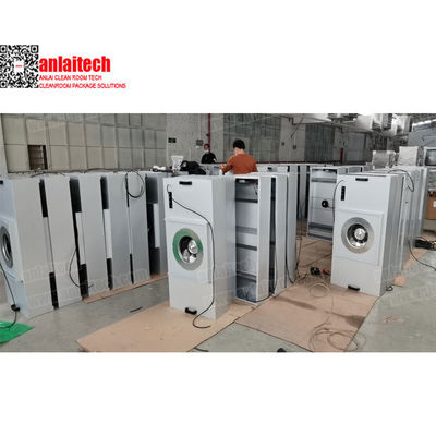 وحدة فلتر المروحة للغرف الخالية من الغبار (FFU) مع فلتر H13 H14 U15 HEPA المزود