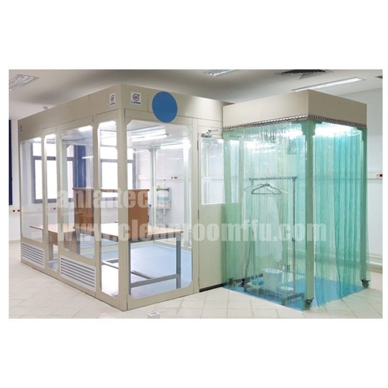 Clean Booth الجاهزة عالية الجودة ISO القياسية لغرفة البيئة النظيفة المعيارية ذات الجدار الناعم المزود
