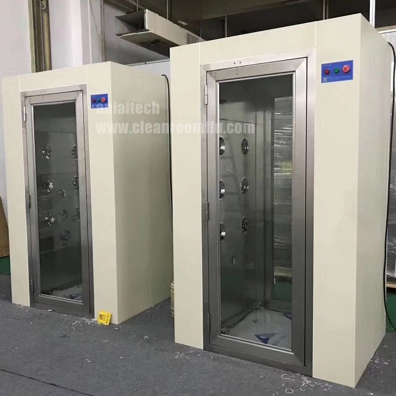 زجاج الباب بالكامل دش الهواء لغرفة نظيفة الصين المورد المزود